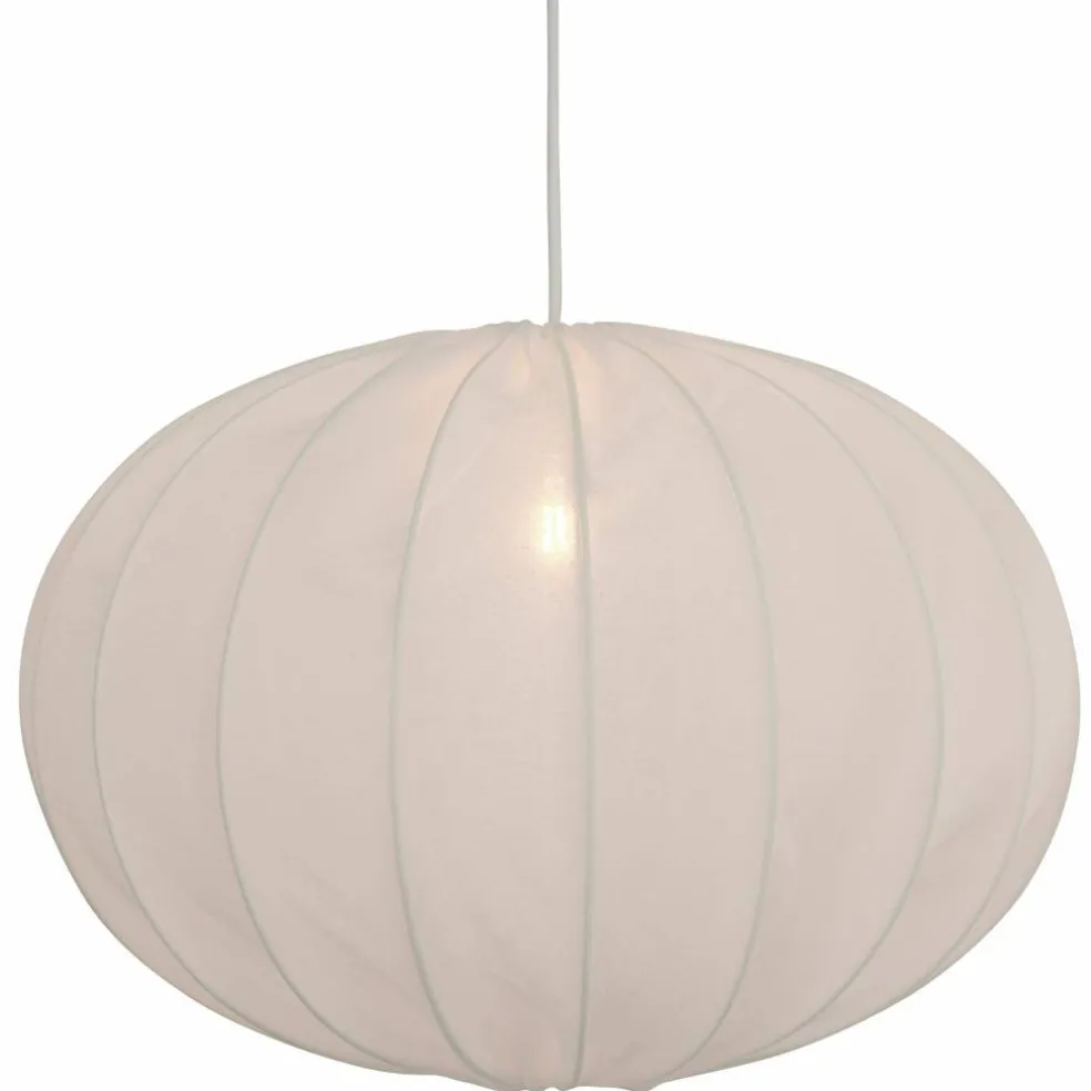 Boll 65 taklampe lin, hvit