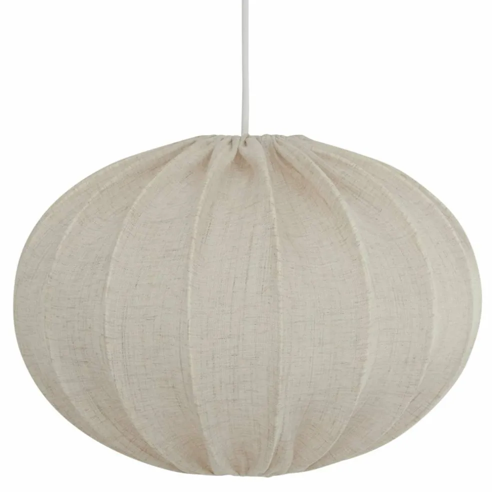 Boll 40 taklampe lin, hvit