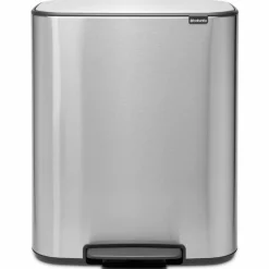 Bo pedalbøtte 60 liter, hvit