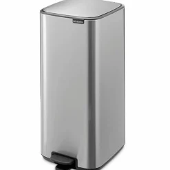 Bo pedalbøtte 30 liter, hvit