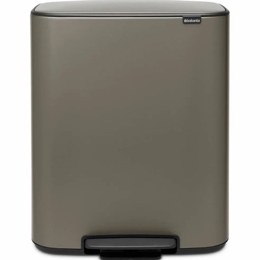 Bo pedalbøtte 60 liter, platinum
