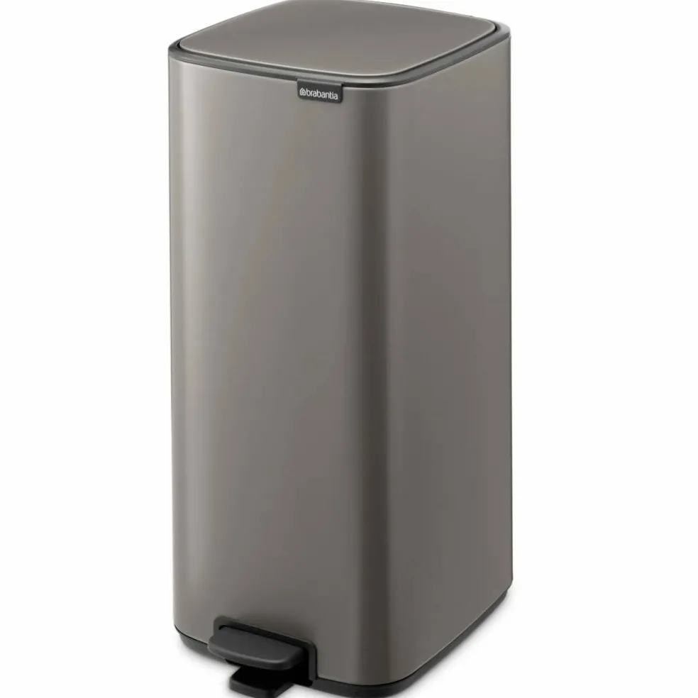 Bo pedalbøtte 30 liter, platinum
