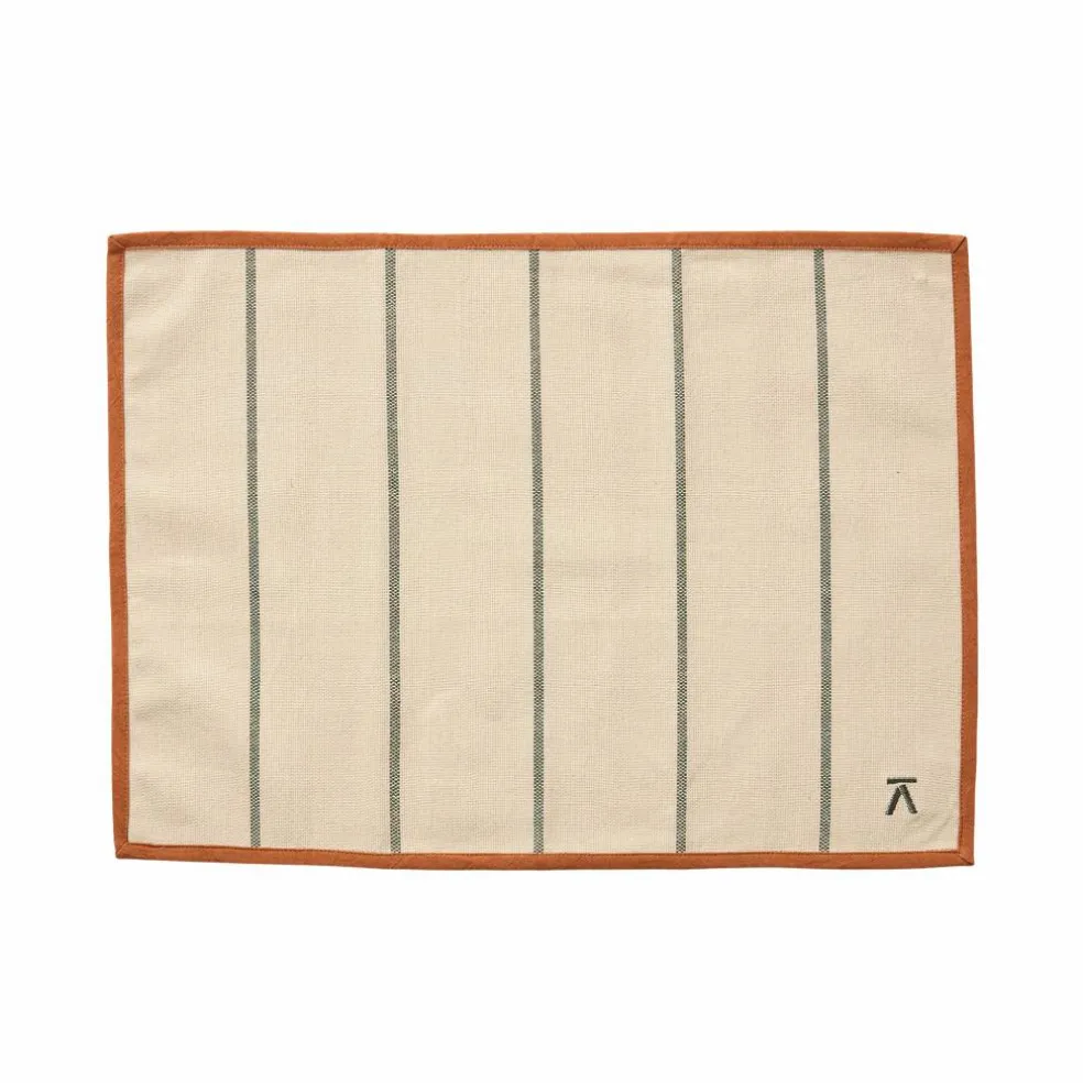 Bordbrikke 50 × 36 cm, grønn/brun