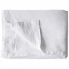 Bordduk i lin 145x145 cm, bleached white