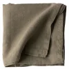 Bordduk i lin 145x145 cm, olive