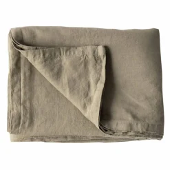 Bordduk i lin 145x145 cm, olive