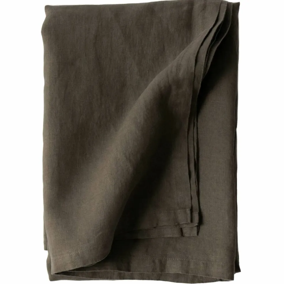 Bordduk i lin 145x270 cm, taupe