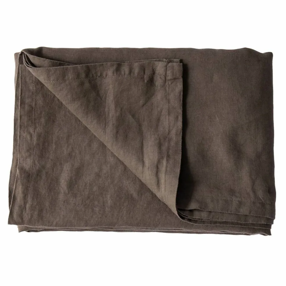 Bordduk i lin 145x270 cm, taupe