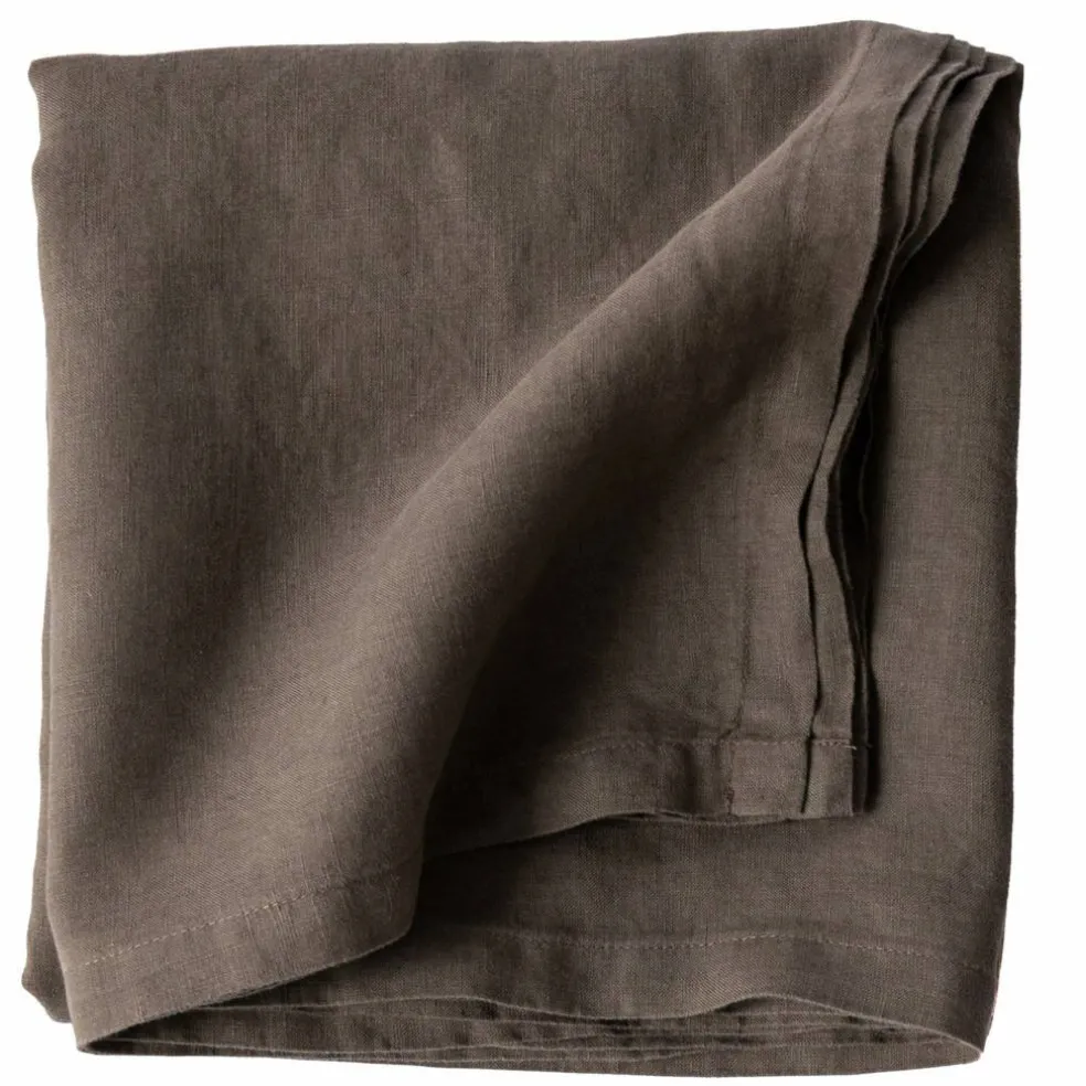 Bordduk i lin 145x270 cm, taupe