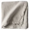Bordduk i lin 145x270 cm, warm grey