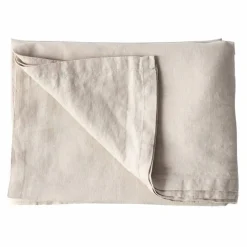 Bordduk i lin 145x330 cm, warm grey