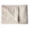 Bordduk i lin 145x145 cm, warm grey