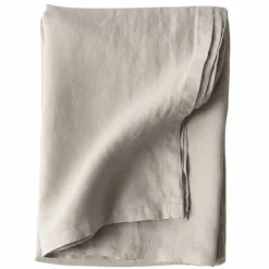 Bordduk i lin 145x145 cm, warm grey