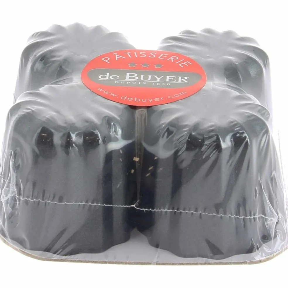 Bordelais bakeform, 4 stk.