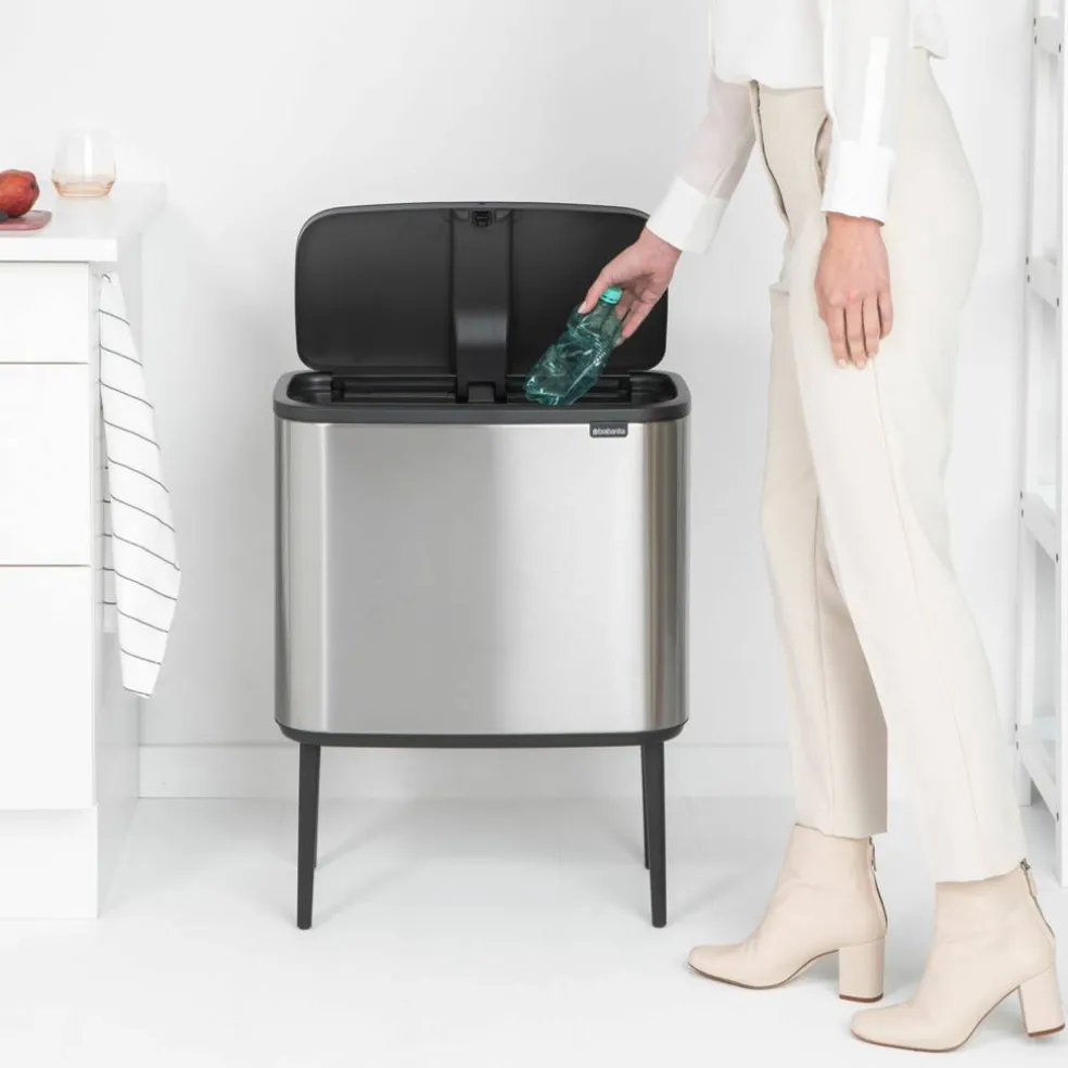 Bo Touch Bin 11 + 23 liter, platinum