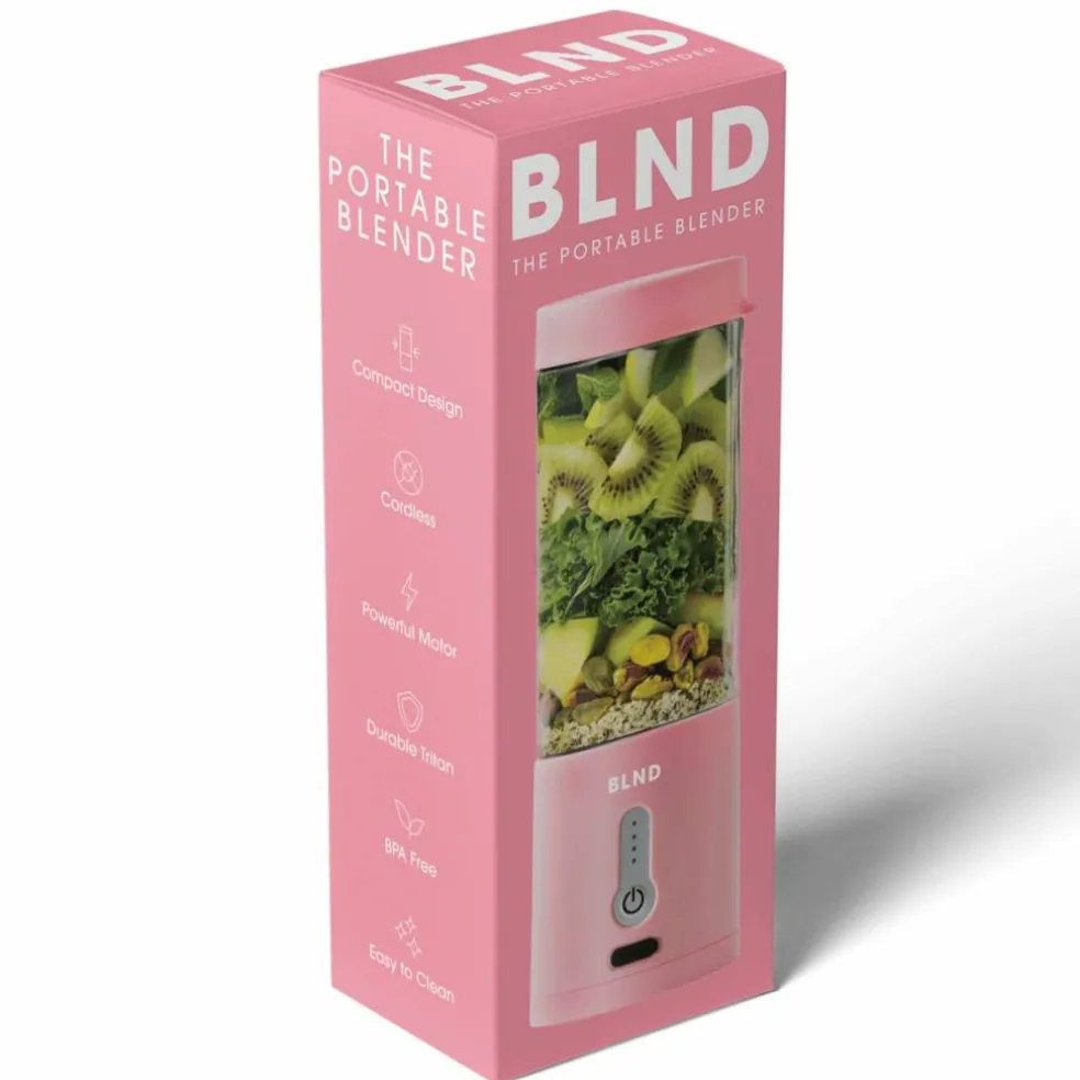 Bærbar blender, blå