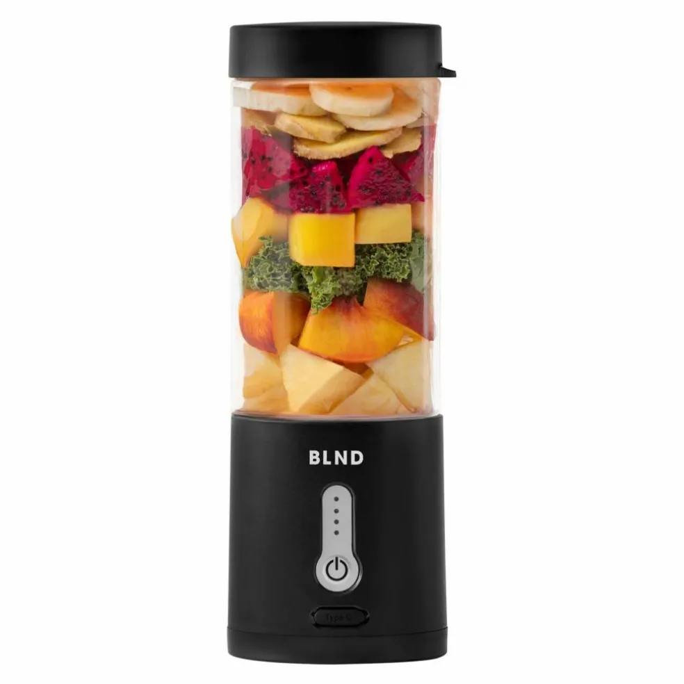Bærbar blender, blå