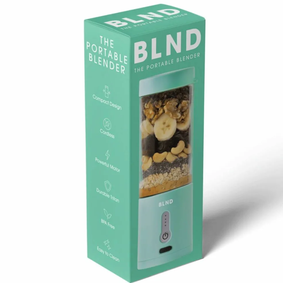 Bærbar blender, blå