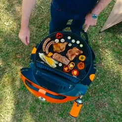 Bærbar gassgrill 500, blå