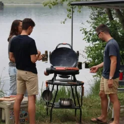 Bærbar gassgrill 500, svart