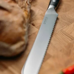 Brødkniv 23 cm, svart
