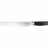 Brødkniv, 23 cm, svart