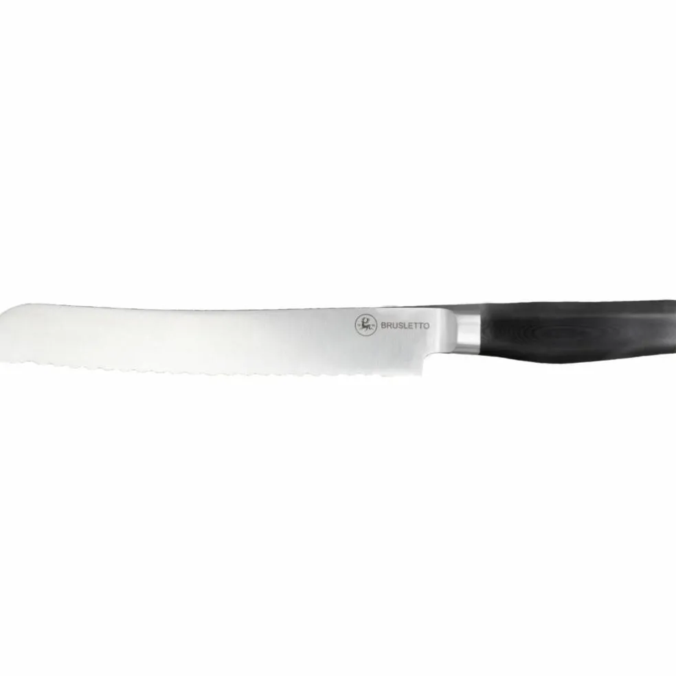 Brødkniv, 23 cm, svart