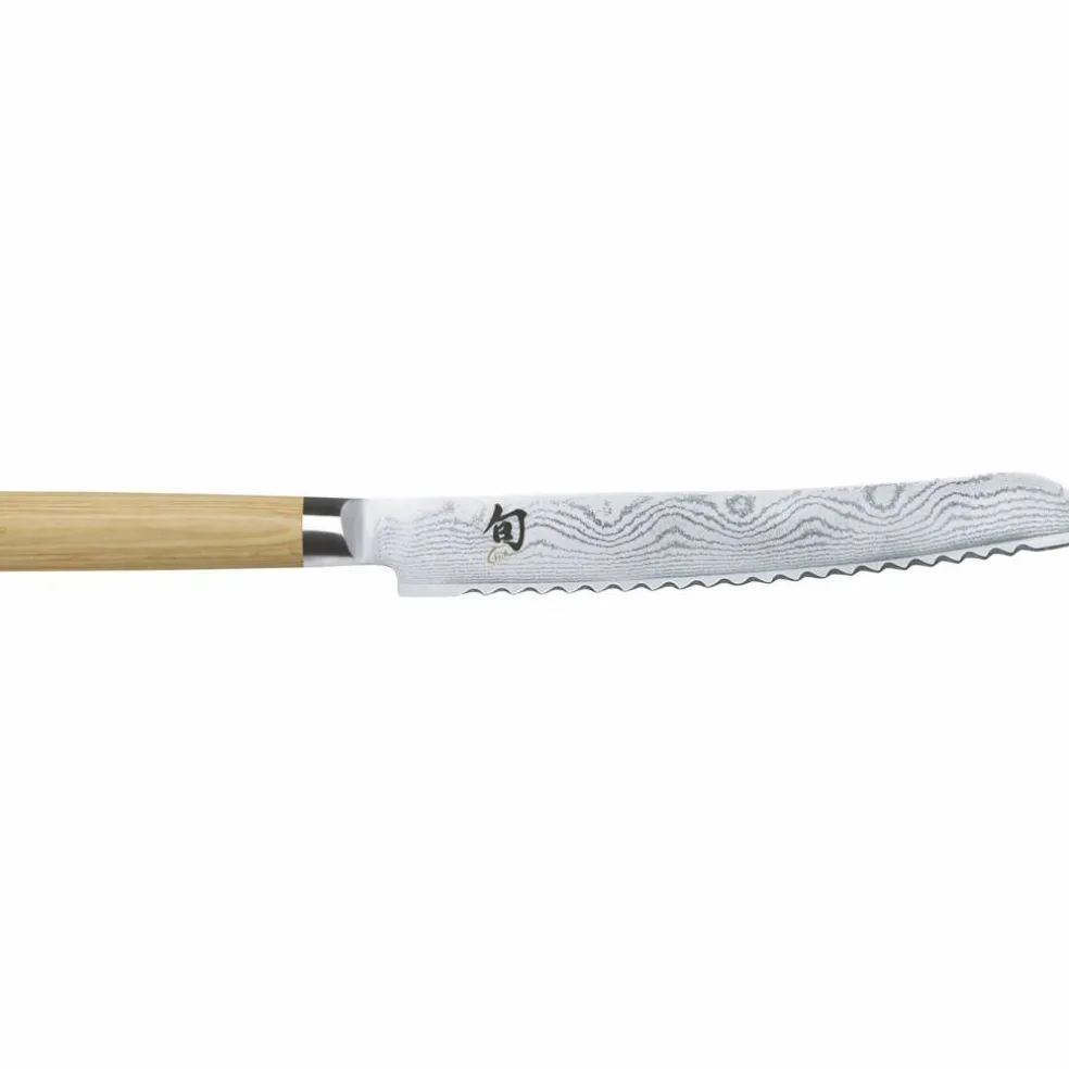 Brødkniv Shun Classic White, bladlengde 23 cm
