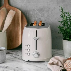 Brødrister 2-skiver Creme White Series