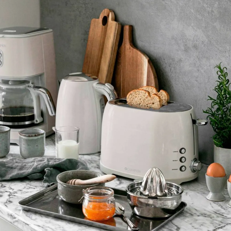 Brødrister 2-skiver Creme White Series