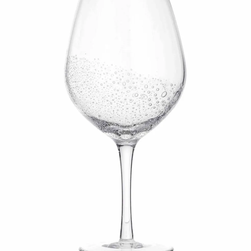 Bubble' Munnblåst rødvinsglass