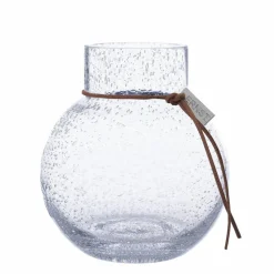Bubblig glassvase 14 cm