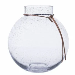 Bubblig glassvase 14 cm