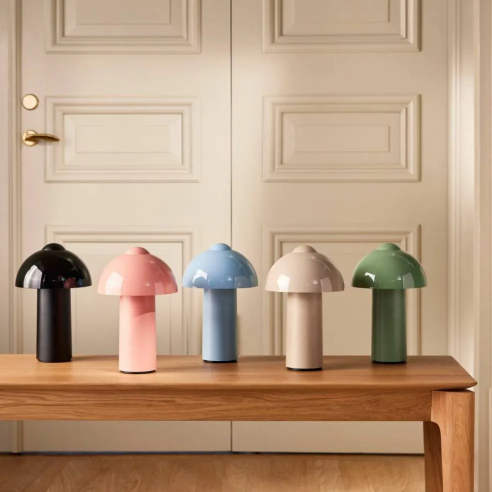 Buddy IP44 bærbar bordlampe, lyseblå
