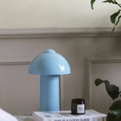 Buddy IP44 bærbar bordlampe, lyseblå