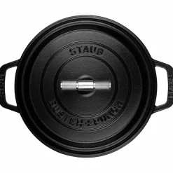Buster+Punch rund gryte 24 cm, stålknott