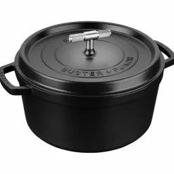 Buster+Punch rund gryte 24 cm, stålknott