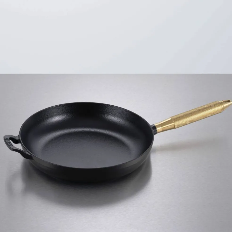 Buster+Punch stekepanne rund 28 cm, messinghåndtak