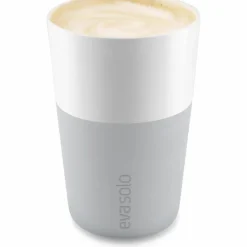 Café Latte krus, 2 stk. Mable grey