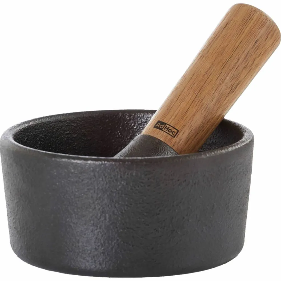 Camo morter 12 cm, støpejern/akasietre