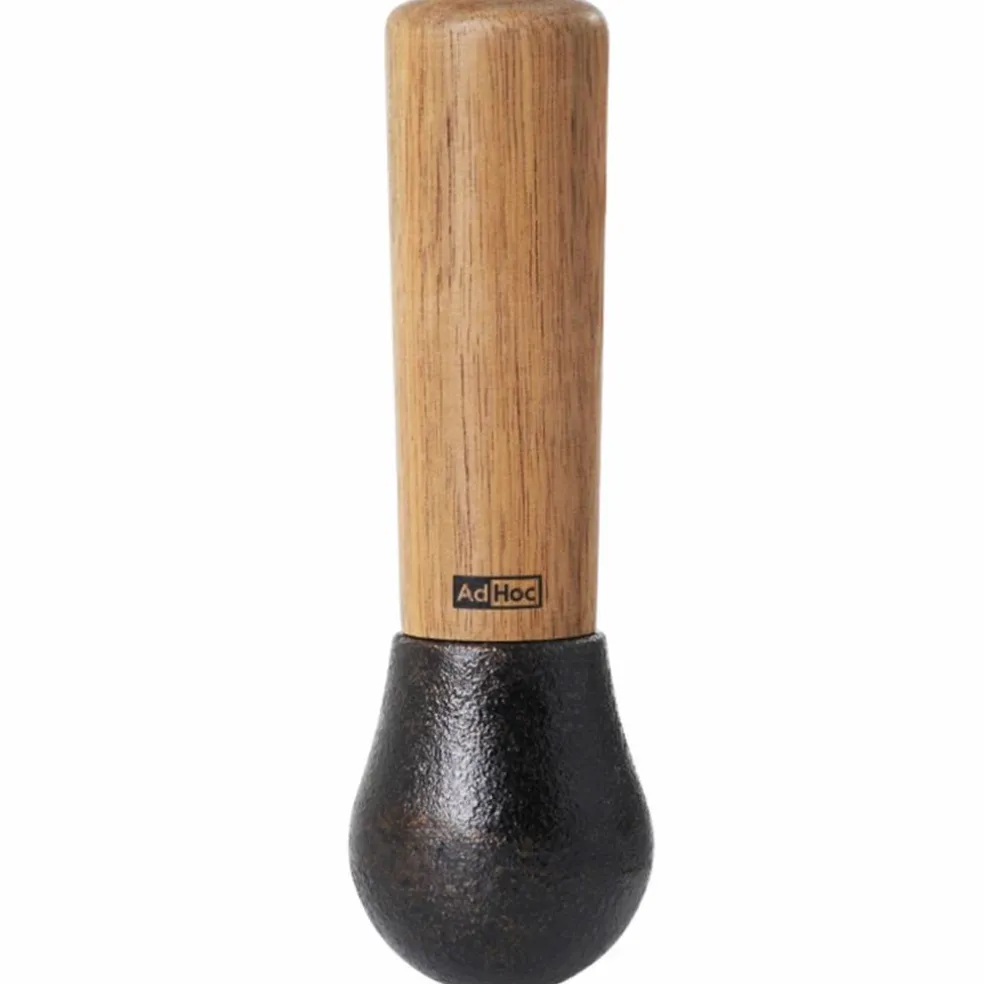 Camo morter 12 cm, støpejern/akasietre