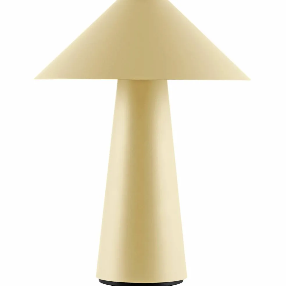 Cannes bærbar bordlampe, oat yellow