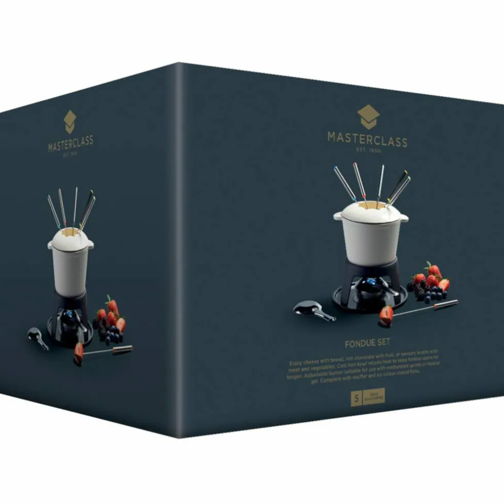Cast Iron Fondue Set