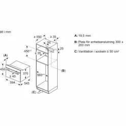 CE732GXB1 iQ700 integrert mikrobølgeovn, svart