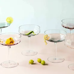Champagne-/cocktailglass 30 cl, blå