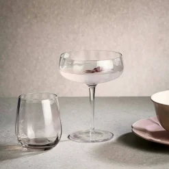 Champagne-/cocktailglass 30 cl, blå