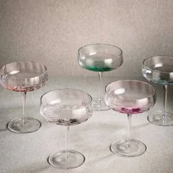 Champagne-/cocktailglass 30 cl, blå