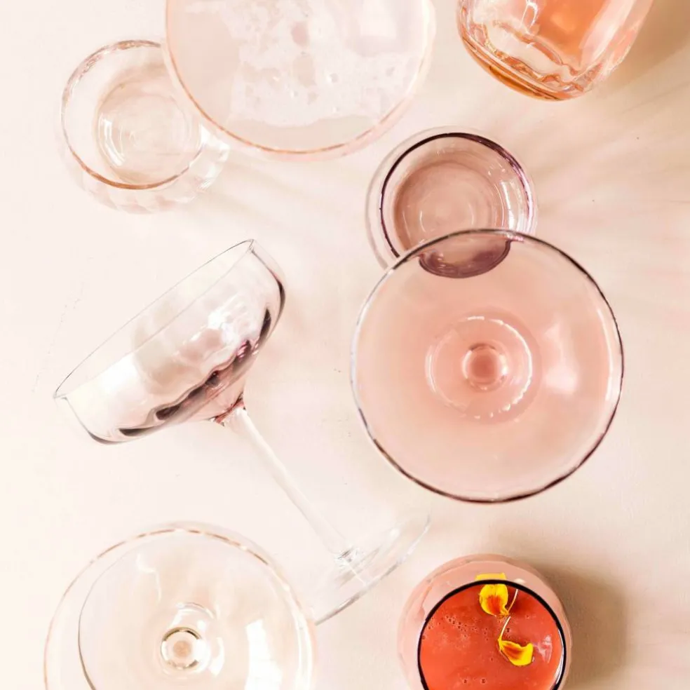 Champagne-/cocktailglass 30 cl, blå