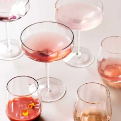 Champagne-/cocktailglass 30 cl, blå