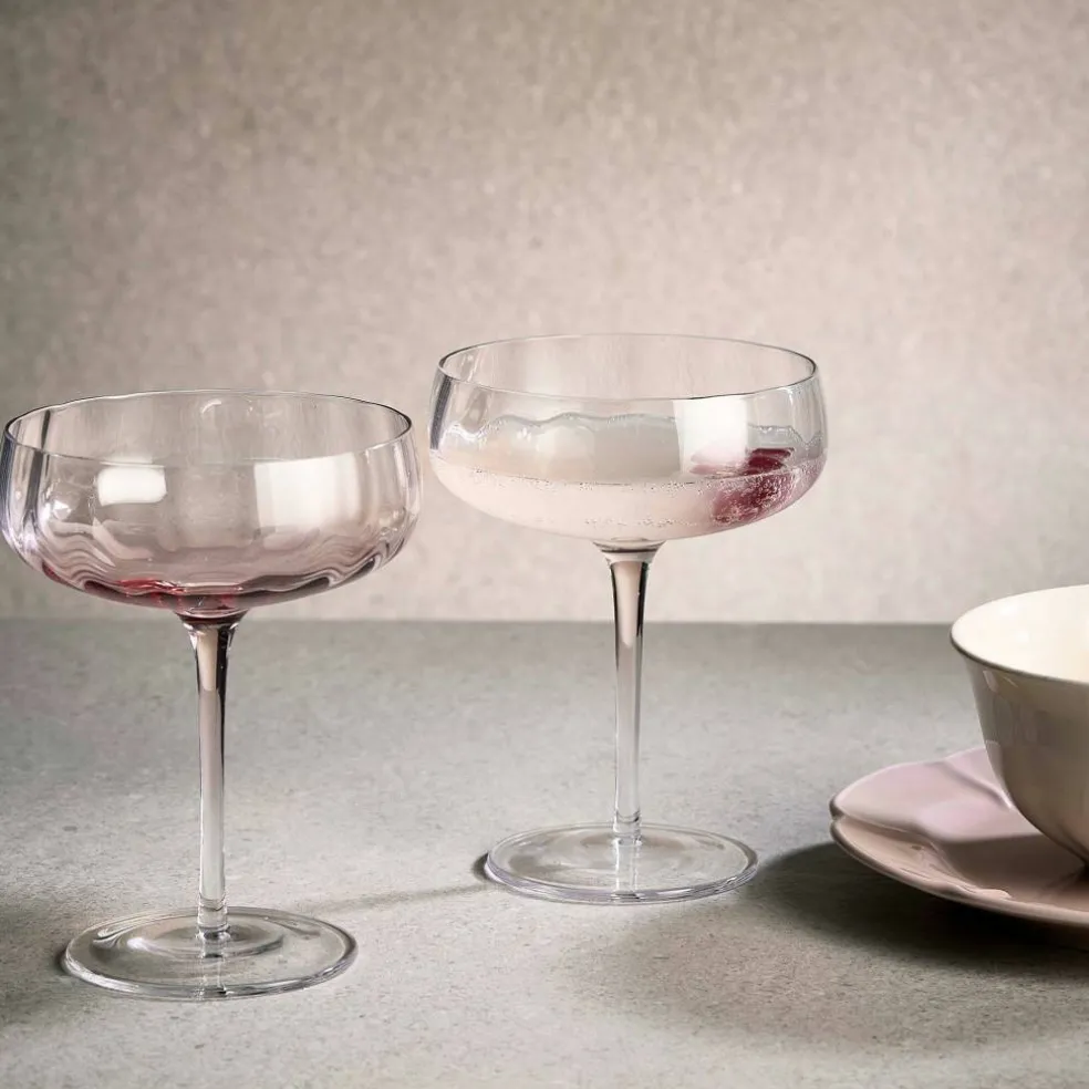 Champagne-/cocktailglass 30 cl, grønn
